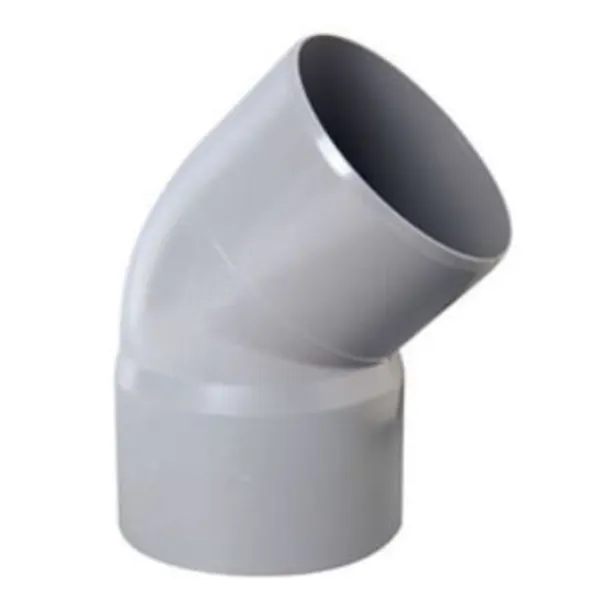 Codo Pvc Sanitario Gris 110 X 45 - pvc gris para uso industrial